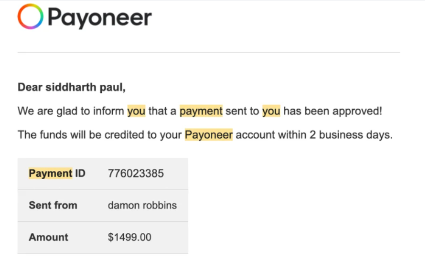 Payment Proof 3